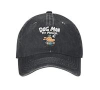 Gorra béisbol vintage y clásica DogMan Adventure Sun Gorra camionero lavada unisex moda al por mayor Gorras béisbol deportivas al aire libre con logotipo personalizado Regalo duradero y cómodo