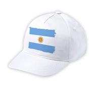 Gorra Blanca NIÑO Bandera Argentina Pais sudamerica hispanoamerica Blanca Kid Cap