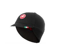 Gorra Castelli Difesa Thermal Negro Rojo