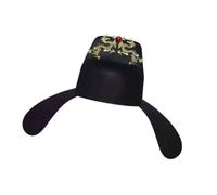 Gorra ceremonial tradicional apta para viajes, diseño plegable, diseño antiguo, sombrero oficial para festival cultural, gorra esencial de pez volador, disfraz de festival