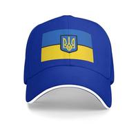 Gorra Clásica con Estampado De Ucrania Bandera Estilo Polo Ajustable Y Transpirable para Deportes Al Aire Libre