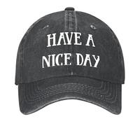 Gorra clásica de béisbol Que tengas un Buen día Snap Back Sunscreen Golf Hip Hop Hombres Regalos para Mujeres para Acampada al Aire Libre Senderismo