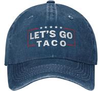 Gorra clásica y cálida hecha de algodón puro, Let's Go Taco Always Chickens Out para hombres y mujeres, gorra de béisbol de algodón, gorra clásica para exteriores, todas las estaciones, viajes, gorra