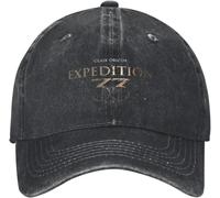 Gorra clásica y cálida hecha de algodón puro, vintage Clair Obscur Expedition 33 Game, gorra de béisbol para hombres y mujeres, de mezclilla, lavada, para entrenamientos al aire libre, gorras de