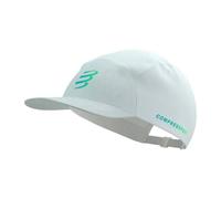 Gorra de Running Compressport 5 Panel Blanco/Azul Royal/Azul/Verde Talla única