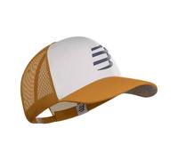 Gorra Compressport Trucker Blanco Naranja