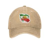 Gorra con Mapa del León Y El Sol De Irán - Gorra De Béisbol para Hombre Y Mujer, Gorras De Béisbol Ajustable Clásica De Algodón Lavado, Sombrero De Verano para Papá para Deportes Diarios