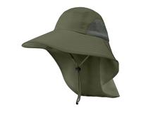 Gorra con Protector Cuello-Nuca UPF 50+,Básico Liso Sombrero de Sol de ala Ancha Unisex Resistente al Agua, Gorras y Sombreros Protección UV, Sombrero de Pesca Y Trekking