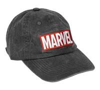 Gorra con Visera de Marvel - Color Negro - Medida de 58 cm - Elaborada con Algodón - Estampado de Groot - Producto Original