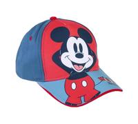 Gorra con visera Mickey Mouse Disney Gorro de verano para niños ajustable protección contra los rayos UV, rojo, 51-52