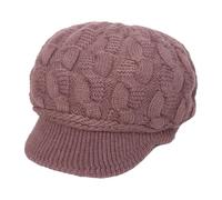 Gorra con Visera para Mujer - Sombreros cálidos de Invierno para Mujer - Gorros cálidos de Invierno con Visera Sombrero de Elegante de esquí para Mujeres niñas
