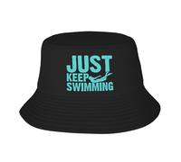 Gorra Cubo A Nadie Le Importa Nadar Más Rápido Sombreros De Pescador Protección UV Gorras Cubo Accesorios Bucket Hat para Senderismo Viajes Fiestas