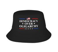 Gorra Cubo Democracia sobre Oligarquía Gorras Cubo Protección UV Sombrero Bob Moda Sombreros De Pescador para Aire Libre Senderismo Viajes