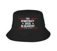 Gorra Cubo Democracia sobre Oligarquía Gorras Cubo Protección UV Sombreros De Pescador Moda Gorro Pescador para Playa Aire Libre Senderismo