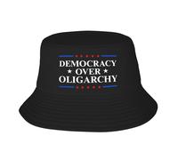 Gorra Cubo Democracia sobre Oligarquía Sombrero Bob Moda Sombreros De Pescador Transpirable Gorro Pescador para Playa Aire Libre Senderismo
