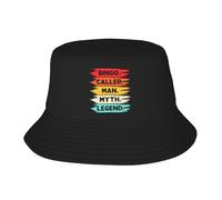 Gorra Cubo Gente Loca del Bingo Gorras Cubo Protección UV Sombreros De Pescador Accesorios Gorro Pescador para Viajes Fiestas Senderismo