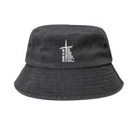 Gorra Cubo Jesús Es Mi Todo Sombreros De Pescador Protección UV Gorras Cubo Transpirable Gorro Pescador para Aire Libre Viajes Fiestas