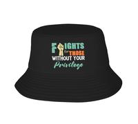 Gorra Cubo Lucha por Aquellos Que No Tienen Tus Privilegios Sombreros De Pescador Moda Sombrero Bob Protección UV Bucket Hat para Aire Libre Senderismo Fiestas
