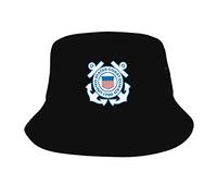 Gorra Cubo Marca De La Guardia Costera De Los Estados Unidos Gorras Cubo Transpirable Bucket Hat Ligero Sombreros De Pescador para Senderismo Fiestas Aire Libre