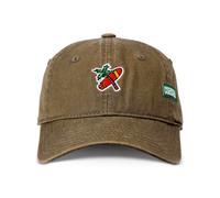 Gorra Curvada Coastal Palm Cross Oliva Unisex Para Surf Y Playa