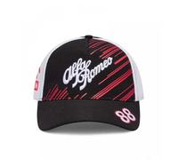 Gorra Curve Kubica 88 Alfa Romeo Orlen F1 Racing Oficial Team Formula 1, Negro , Talla única