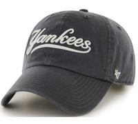 Gorra Curved Strapback New York Yankees Script Navy Clean Up Cuarenta Siete