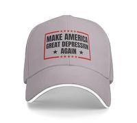 Gorra Dad Hagamos Que Estados Unidos Vuelva A Ser Una Gran Depresión Ajustable Sombrero Moda Casual Sombrero para Verano Deportes Golf