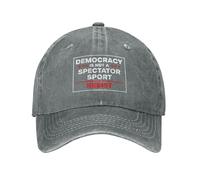 Gorra Dad La Democracia No Es Un Deporte para Espectadores. Resiste. Gorra Deportiva Moda Transpirable Sombrero para Pesca Hombre Exteriores