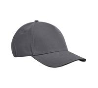 Gorra De 5 Paneles De Algodón Orgánico Beechfield EarthAware® ClasSandwich Peak