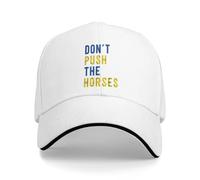 Gorra de Abrigo en Invierno, Gorra de béisbol Don't Push The Horses, Moda Divertida, Gorras de Hip Hop, Mujeres de Verano, Deportes al Aire Libre, Gorras de béisbol