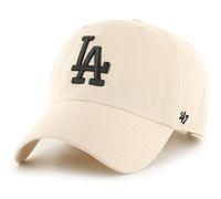 Gorra de b isbol ajustable 47 Brand MLB con logotipo principal natural, talla nica para adultos - Los Angeles Dodgers Natural