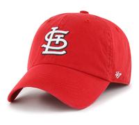 Gorra de b isbol ajustada con logotipo de franquicia, color del equipo de la MLB, unisex, para adultos - St Louis Cardinals - Rojo (peque a)