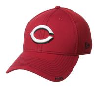 Gorra de b isbol ajustada neo de los Cincinnati Reds de la MLB, color escarlata, talla peque a/mediana