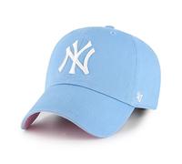 Gorra de b isbol de los Yankees de Nueva York '47 con la bandera de Estados Unidos - Azul Columbia, Blanco, Rosa, Talla nica