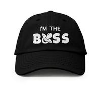 Gorra de b isbol infantil DALIX ""I'm The Boss"" para beb s, ni as y ni os, en color negro