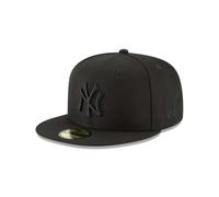 Gorra de b isbol New Era 59Fifty MLB Basic New York Yankees, ajustada, negra/negra (7 5/8)