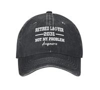 Gorra De Béisbol Abogado Jubilado 2031 Ya No Es Mi Problema Golf Hat Elegante Gorras De Hombre Vintage Gorra Trucker para Senderismo Viaje Cámping