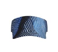 Gorra de béisbol ajustable con estampado de mezclilla azul degradado, para hombres y mujeres