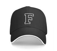 Gorra de béisbol Ajustable con la Letra Inicial F para Hombres Gorras Snapback de Alta Gama para Mujeres de Alta Gama Hip Hop Street Tide Protector Solar Sombreros