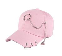Gorra de béisbol ajustable estilo punk hip hop, informal, protección solar, regalos para papá, mamá, pareja, viajes al aire libre, estantes negros para gorras, armario, lavadora, lavadora y arandela