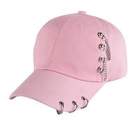 Gorra de béisbol ajustable estilo punk hip hop, informal, protección solar, regalos para papá, mamá, pareja, viajes al aire libre, estantes negros para gorras, armario, lavadora, lavadora y arandela