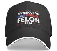 Gorra de béisbol Ajustable Fiscal vs Delincuente Votación Divertida Elección Camionero de Verano Mujeres Transpirables Hombres Sombrero Deportivo al Aire Libre de Moda