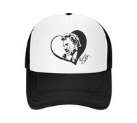 Gorra de béisbol Ajustable para Adultos Johnny Hallyday Trucker Classic Unisex Personalizada +++ench Le+++nd Rock para Mujeres y Hombres Deportivos