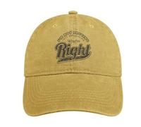 Gorra de béisbol ajustable para hombres y mujeres, con texto en inglés "Not Arguing Explaining Why I'm Right, Estilo de color arena, Talla única