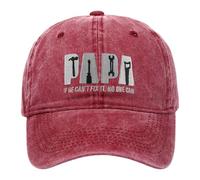 Gorra de béisbol Ajustable Unisex Gorra Unisex de Tamaño Ajustable Gorra Verano Transpirable Casuales para Al Aire Libre (Wine, One Size)