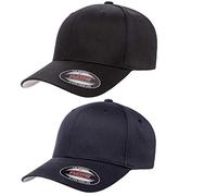 Gorra de béisbol Ajustada y Deportiva para Hombre Flexfit - Negro - S/M