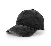 Gorra de béisbol, algodón Lavado Ajustable Deporte al Aire Libre Gorra de Sol Unisex Hip Hop Casual Sombrero Snapback Cap
