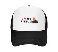 Gorra de béisbol Amo a mi Pitbull, Pegatina para Parachoques, Parodia, Moda Informal, Malla Ajustable, Hip Hop, Verano, Unisex.