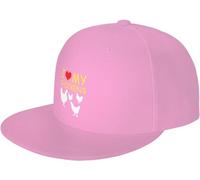 Gorra De Béisbol Amo A Mis Pollos Sombrero De ala Plana Snapback Sombrero Vintage Gorra Trucker Adjustable Gorras De Hombre para Viajes Senderismo Cámping