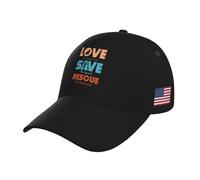 Gorra De Béisbol Amor Gato Salva Perro Rescate Animal Golf Hat Transpirable Snapback Sombrero Proteccion Solar Gorra Trucker para Viaje Excursionismo Running